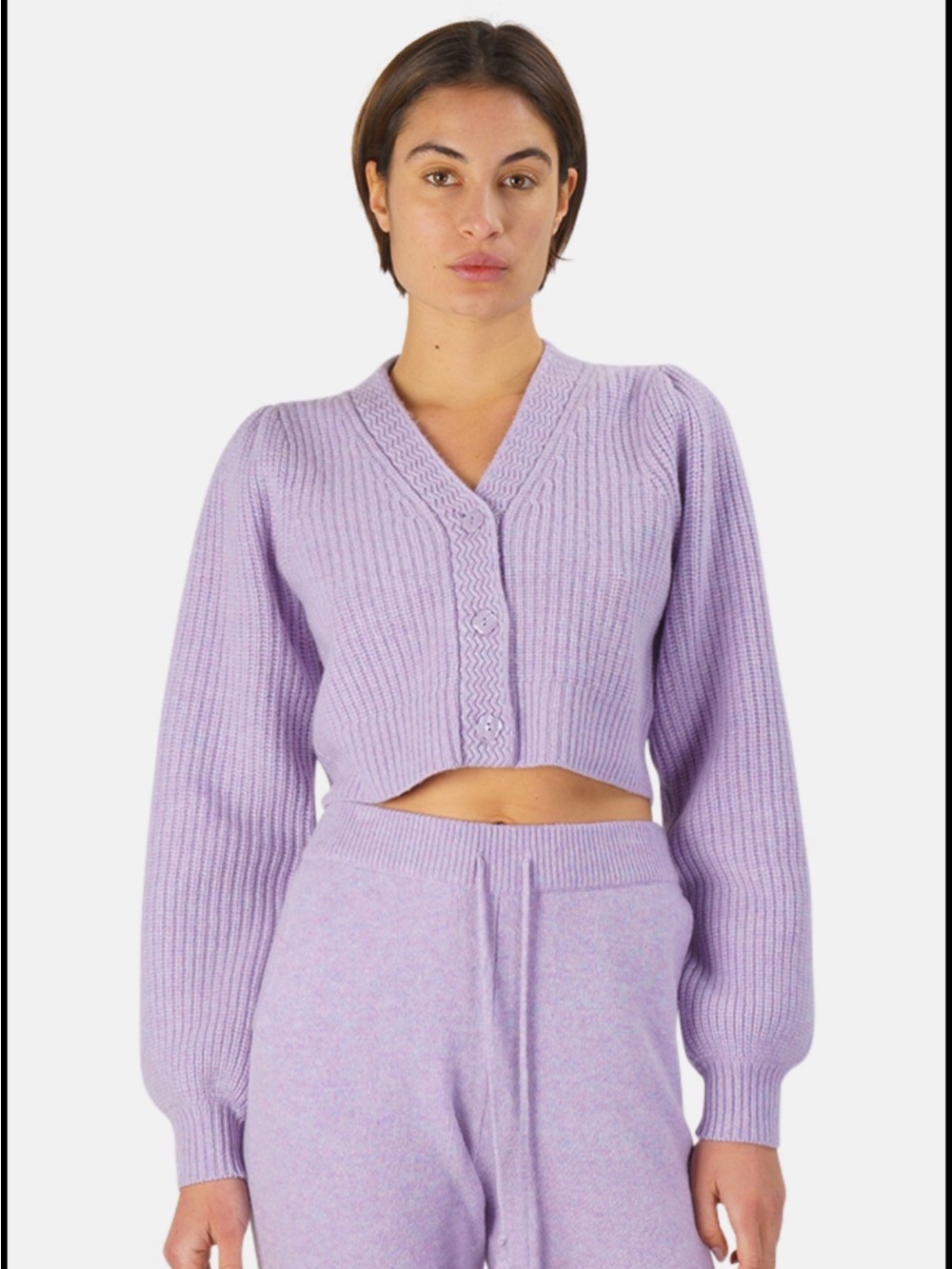 AVIGNON CROP CARDIGAN SWEATER